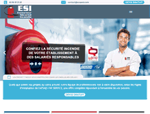 Tablet Screenshot of extincteur-securite-incendie.com